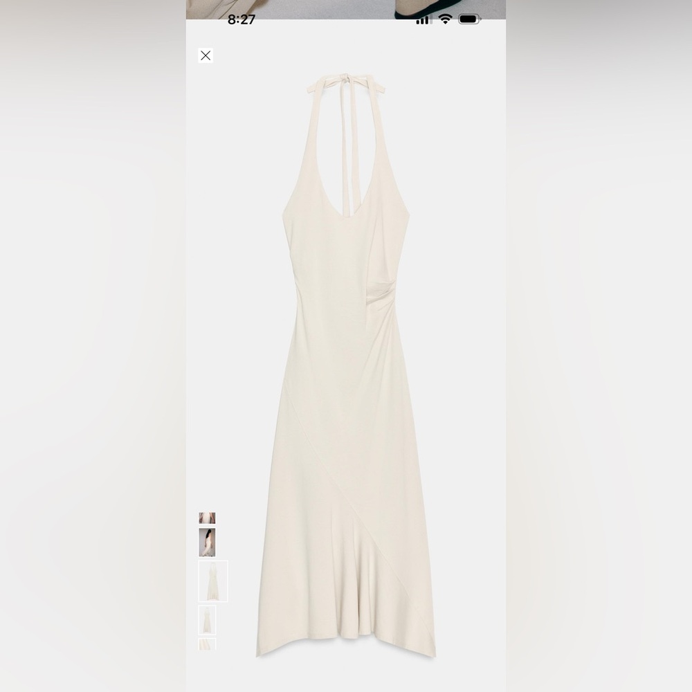Zara halter dress. NWT size small